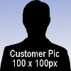 Replace With 100x100 Customer Pic Here